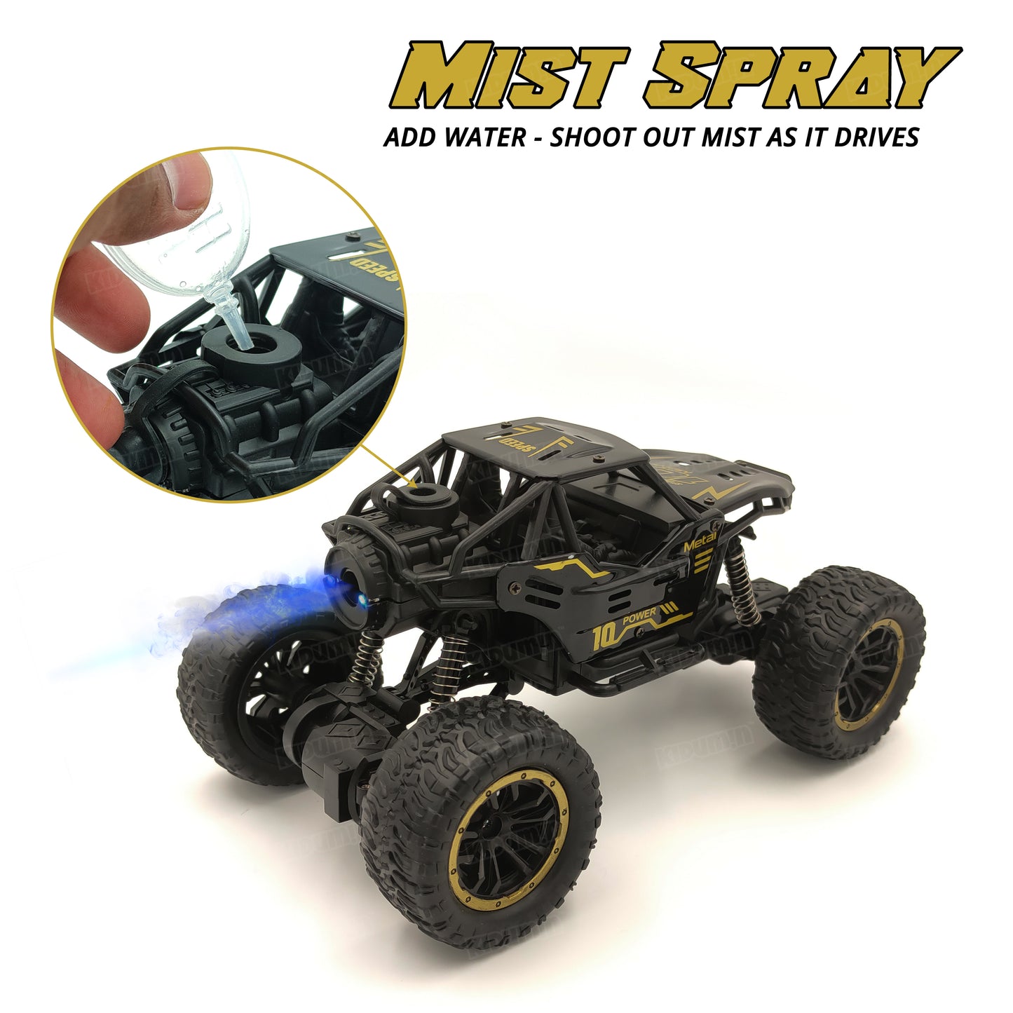 Remote Control Car Climbing Cross Country for Kids with Mist Smoke Effect
