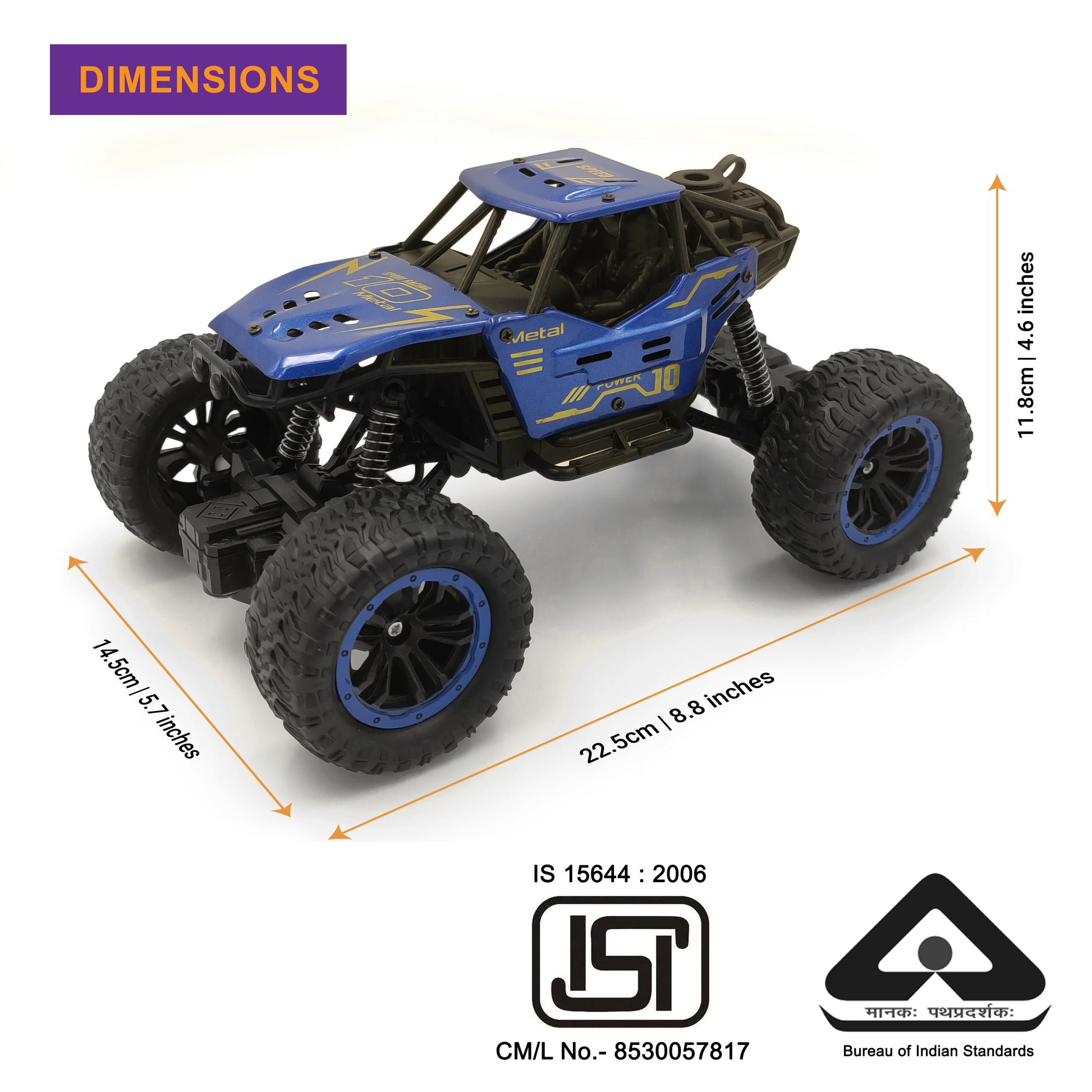RC Smoke Car Blue