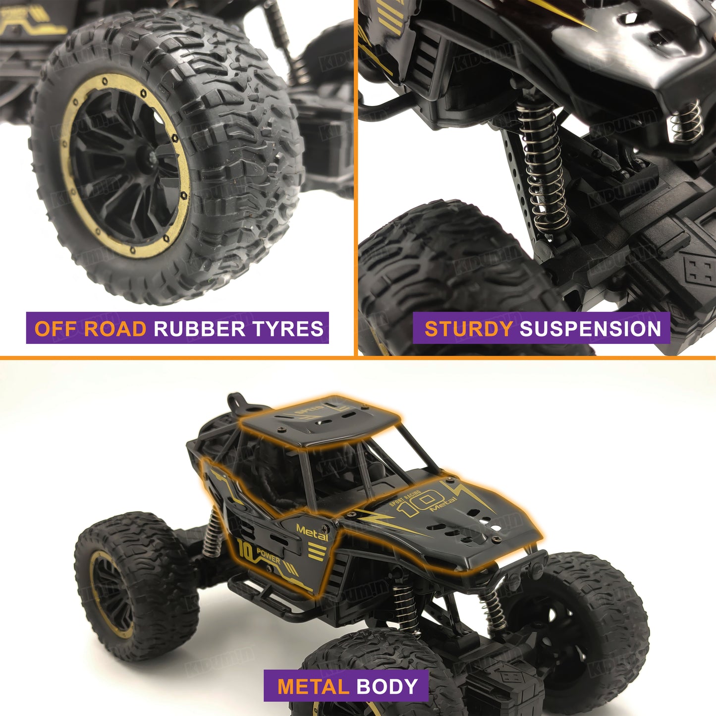 Remote Control Car Climbing Cross Country for Kids with Mist Smoke Effect