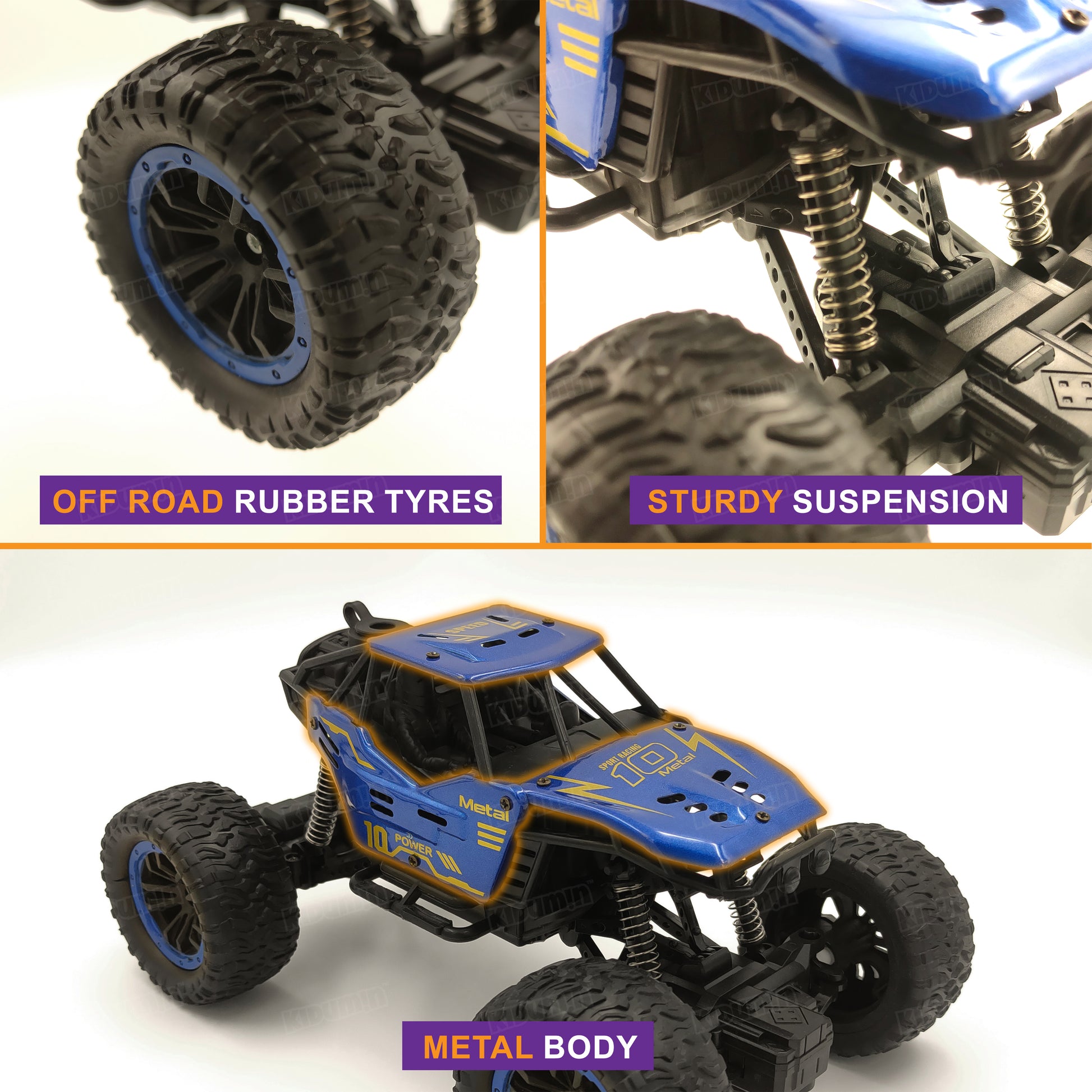 RC Smoke Car Blue