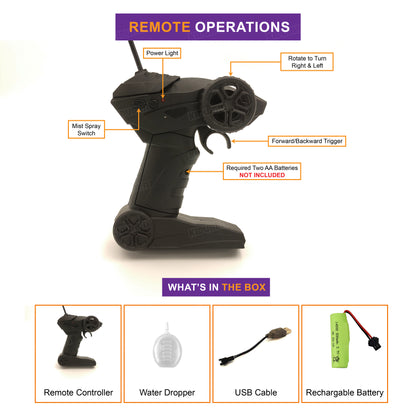 Remote Control Car Climbing Cross Country for Kids with Mist Smoke Effect